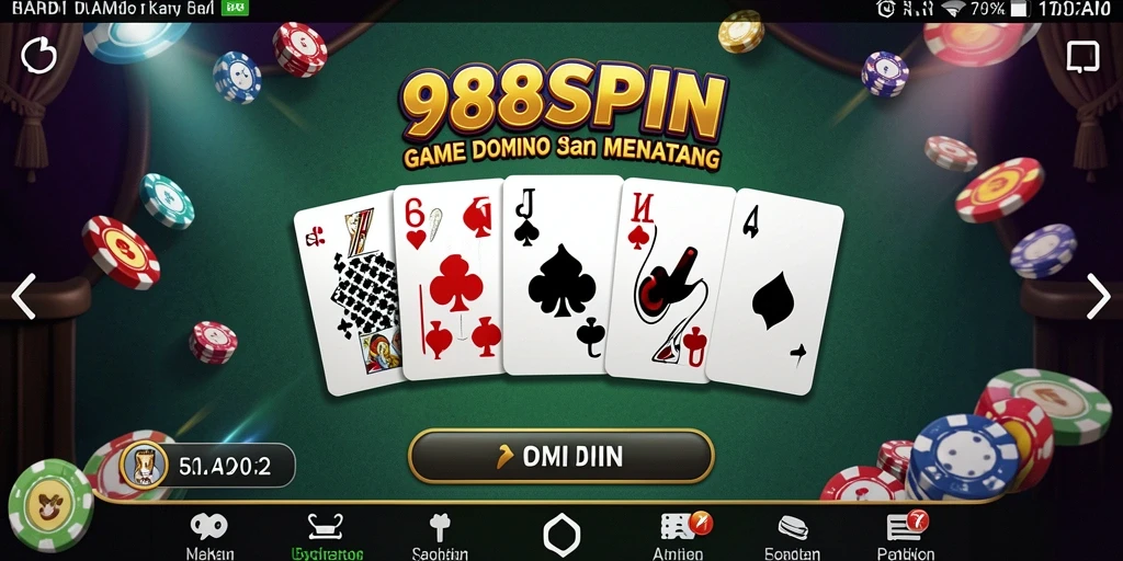 Tangkapan layar gameplay 988SPIN yang menunjukkan keseruan bermain Domino.