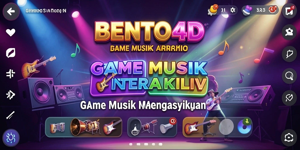 Tampilan gameplay BENTO4D yang menarik dan interaktif.