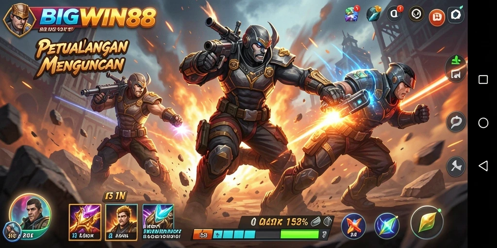 Tampilan seru dari gameplay <strong>BIGWIN88</strong> yang menantang dan penuh aksi.