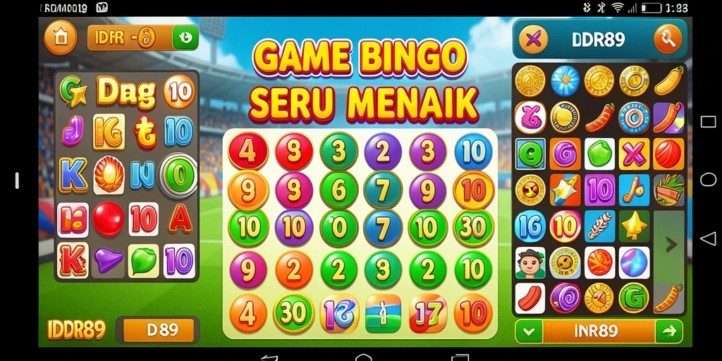 Screenshot game IDR89 menampilkan gameplay Bingo yang seru dan interaktif.