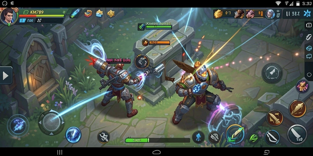 Tampilan gameplay menarik dari KM789 yang penuh strategi.