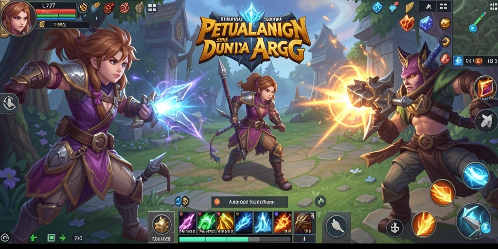 Screenshot L777 menampilkan aksi pertempuran yang seru dalam gameplay ARPG.