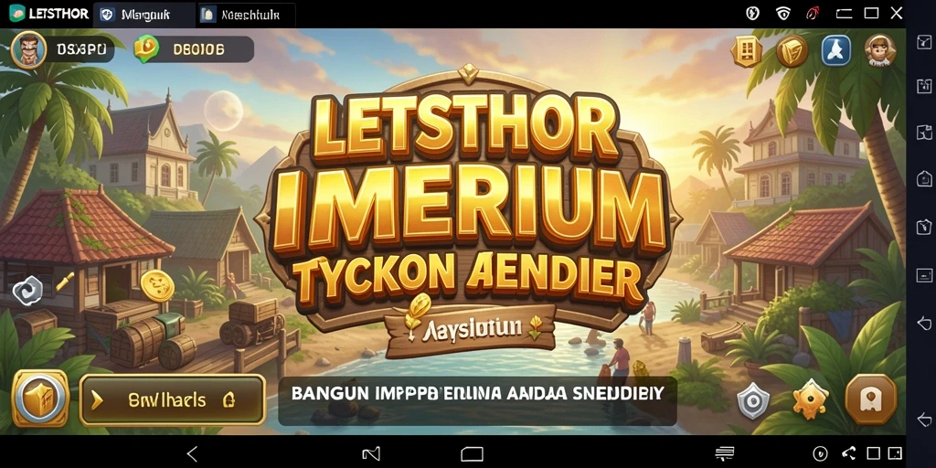 Tampilan gameplay LETSTHOR menampilkan pengelolaan bisnis yang menarik.