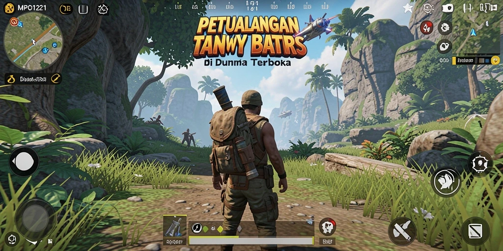 Tangkapan layar MPO1221 menampilkan gameplay luar biasa di dunia terbuka.