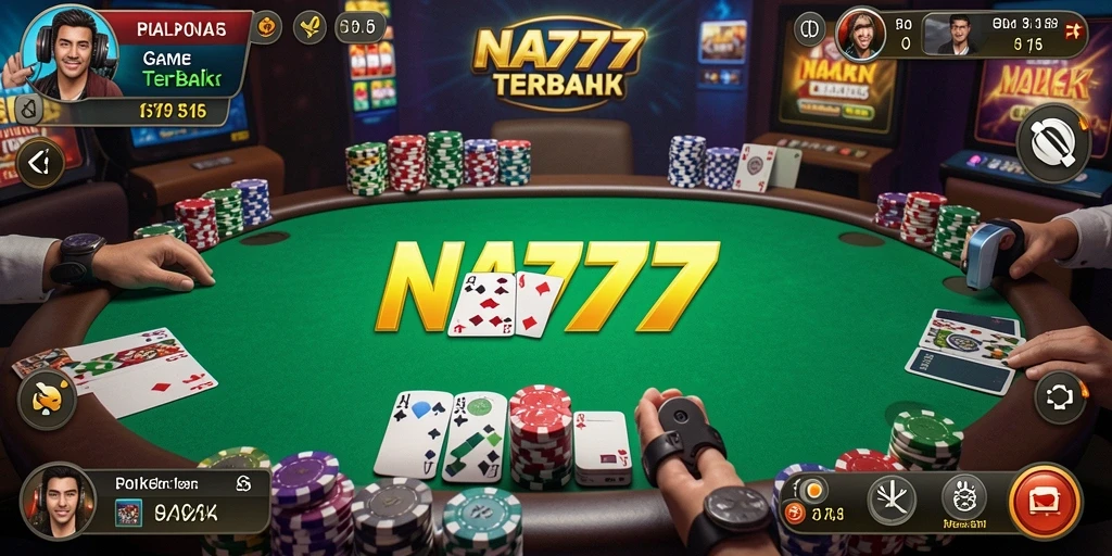 Tampilan gameplay seru dari NA777 dalam permainan Poker.