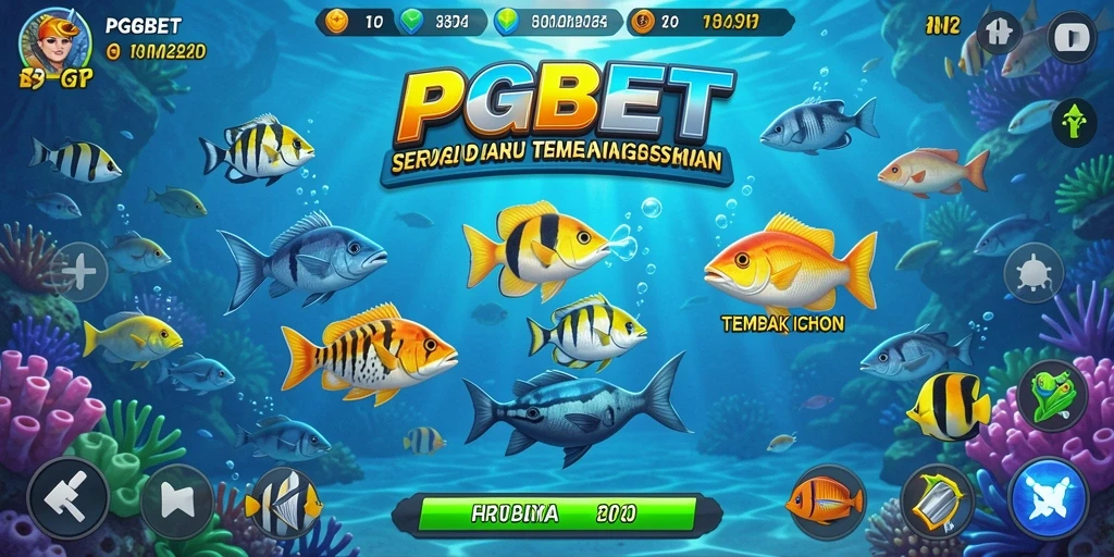Screenshot PGBET menampilkan gameplay Tembak Ikan yang seru.