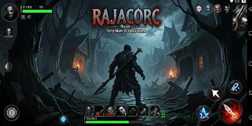 Gameplay seram di dunia kegelapan RAJACORC.
