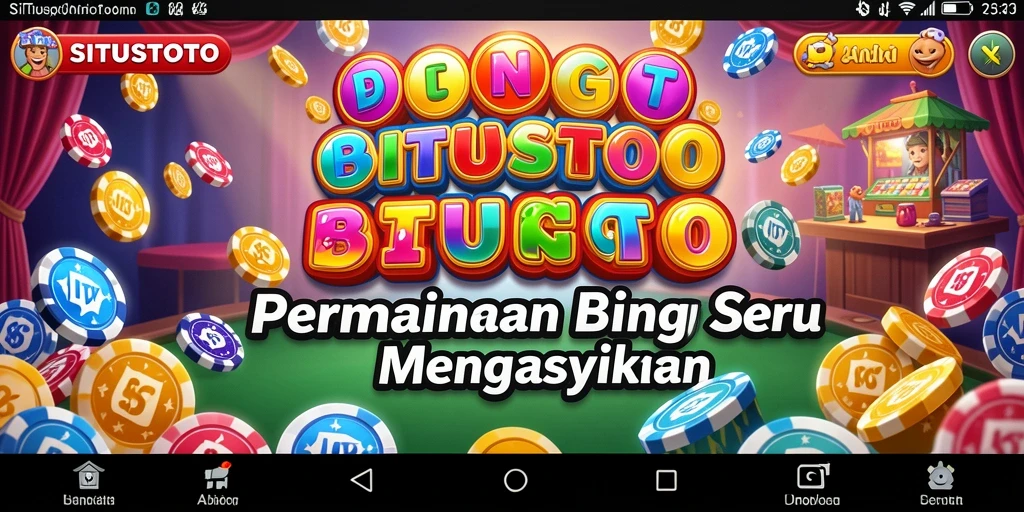 Tampilan permainan Bingo yang seru dan menantang di SITUSTOTO.