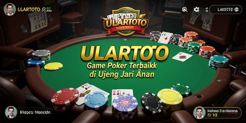 Tampilan menarik dari gameplay ULARTOTO saat bermain Poker.
