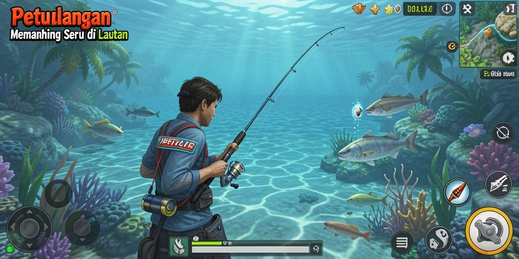 Gameplay menarik dari V89 dengan aksi memancing yang seru dan grafis yang menakjubkan.