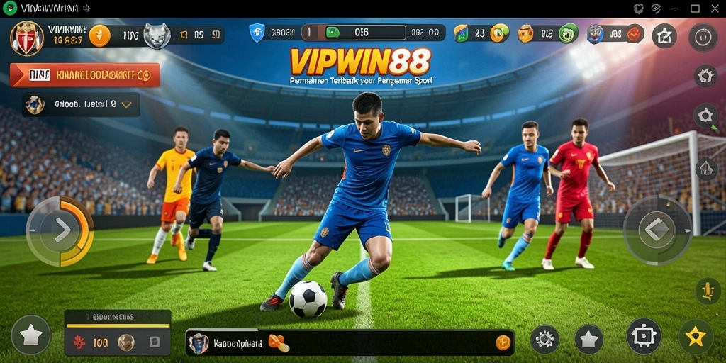 Tampilan gameplay menarik dari aplikasi VIPWIN88 dengan berbagai pilihan olahraga.